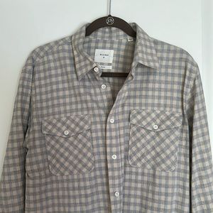 Billy Reid Plaid Button down